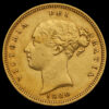 1880 Queen Victoria Jubilee Head Gold Half Sovereign Obverse