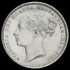1883 Queen Victoria Young Head Silver Shilling Obverse