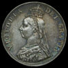 1888 Queen Victoria Jubilee Head Silver Double Florin Obverse