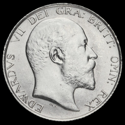 1902 Edward VII Silver Shilling Obverse