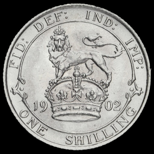 1902 Edward VII Silver Shilling Reverse