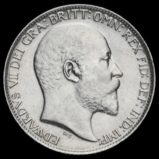 1910 Edward VII Silver Sixpence Obverse