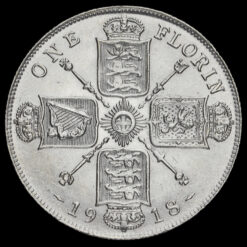 1918 George V Silver Florin Reverse