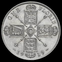 1919 George V Silver Florin Reverse