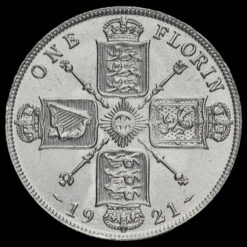 1921 George V Silver Florin Reverse