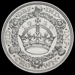 1929 George V Silver Wreath Crown Reverse