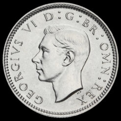 1938 George VI Silver Sixpence Obverse
