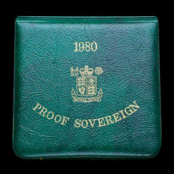 1980 Elizabeth II 22ct Gold Proof Full Sovereign in Original Case of Issue