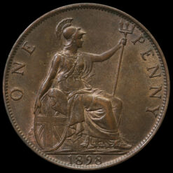 1898 Queen Victoria Veiled Head Penny Reverse