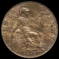 1912 H George V Penny Reverse