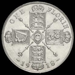 1918 George V Silver Florin Reverse