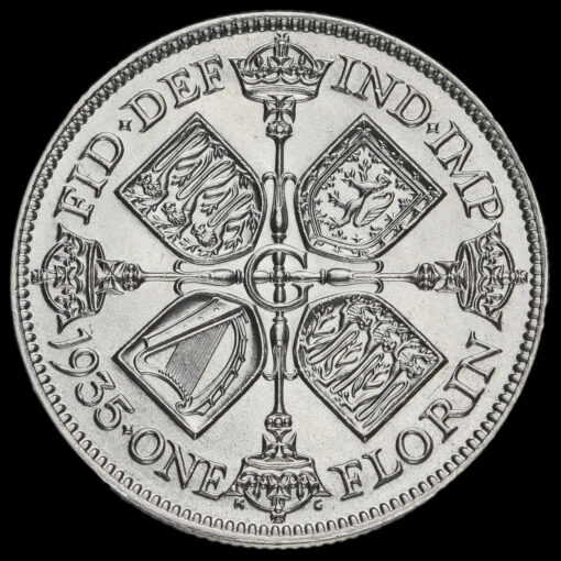 1935 George V Silver Florin Reverse