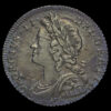 1728 George II Early Milled Silver Sixpence Obverse