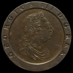 1797 George III Cartwheel Twopence Obverse