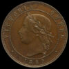 1860 Queen Victoria Bronzed Copper Pattern Penny by Joseph Moore, F856 Obverse