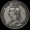 1887 Queen Victoria Jubilee Head Silver Crown Obverse