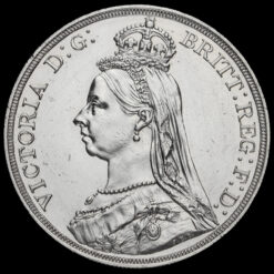 1887 Queen Victoria Jubilee Head Silver Crown Obverse