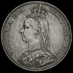 1887 Queen Victoria Jubilee Head Silver Crown Obverse
