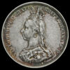 1887 Queen Victoria Jubilee Head Silver Shilling Obverse