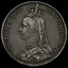1889 Queen Victoria Jubilee Head Silver Crown Obverse