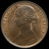 1890 Queen Victoria Bun Head Penny Obverse