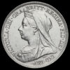 1897 Queen Victoria Veiled Head Silver Sixpence Obverse