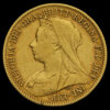 1900 Queen Victoria Veiled Head Gold Half Sovereign Obverse