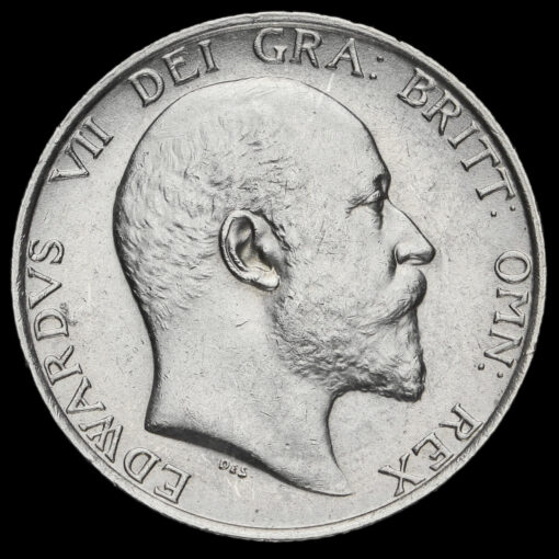 1907 Edward VII Silver Shilling Obverse
