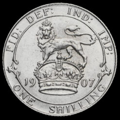 1907 Edward VII Silver Shilling Reverse