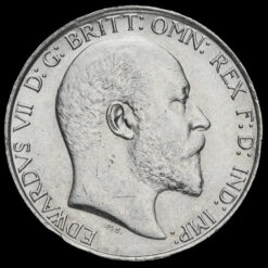 1910 Edward VII Silver Florin Obverse