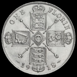 1918 George V Silver Florin Reverse