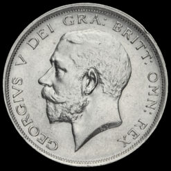 1918 George V Silver Half Crown Obverse