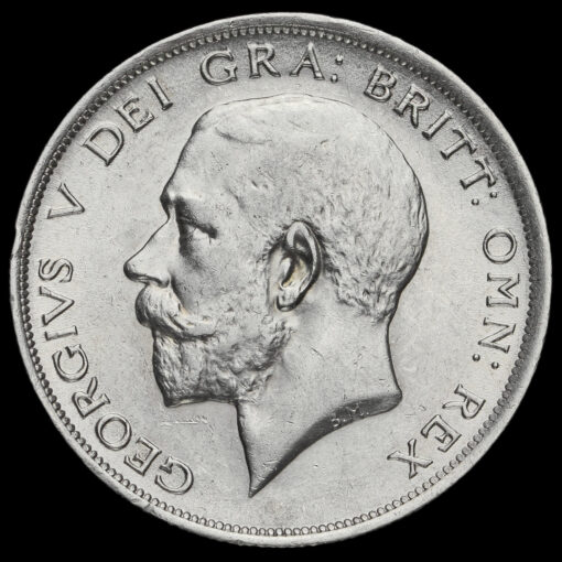 1919 George V Silver Half Crown Obverse