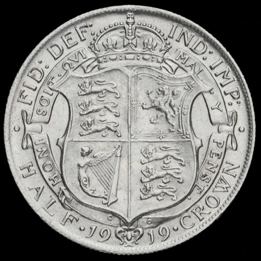 1919 George V Silver Half Crown Reverse