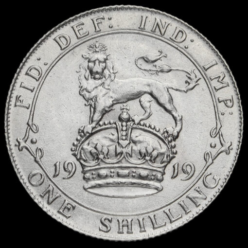 1919 George V Silver Shilling Reverse