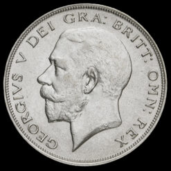 1921 George V Silver Half Crown Obverse