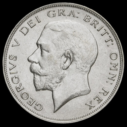 1921 George V Silver Half Crown Obverse