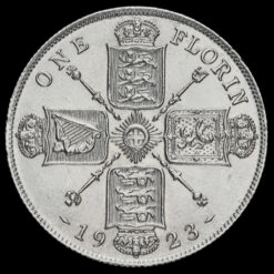 1923 George V Silver Florin Reverse