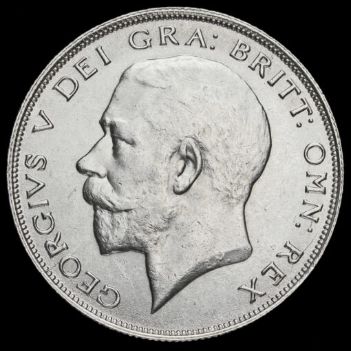 1924 George V Silver Half Crown Obverse