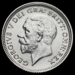 1926 George V Silver Sixpence Obverse