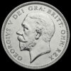 1927 George V Silver Proof Wreath Crown Obverse