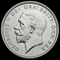 1927 George V Silver Proof Wreath Crown Obverse