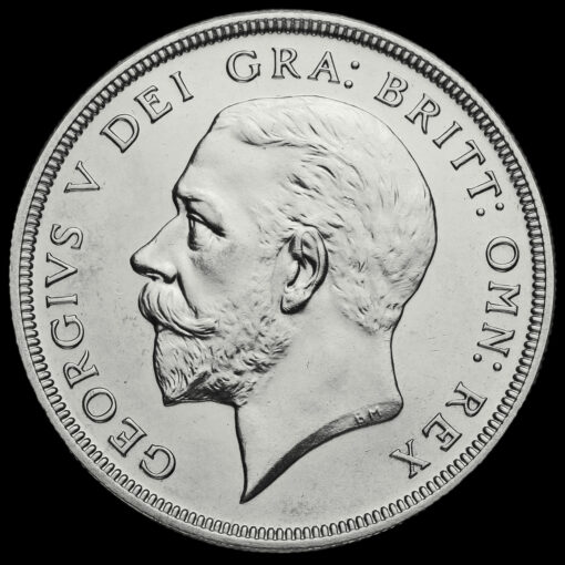 1927 George V Silver Proof Wreath Crown Obverse