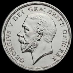 1927 George V Silver Proof Wreath Crown Obverse
