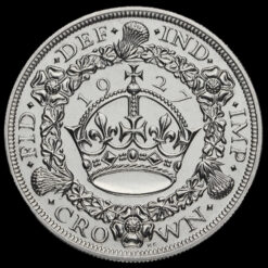 1927 George V Silver Proof Wreath Crown Reverse
