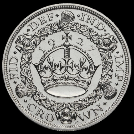 1927 George V Silver Proof Wreath Crown Reverse