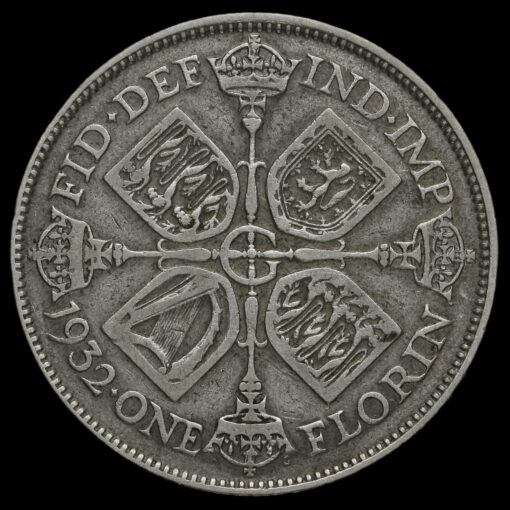 1932 George V Silver Florin Reverse