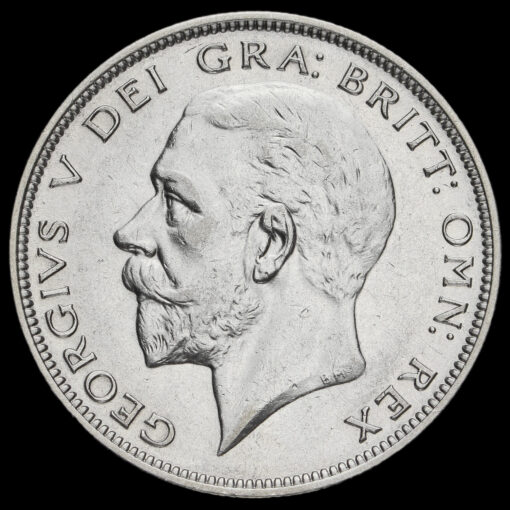 1932 George V Silver Half Crown Obverse