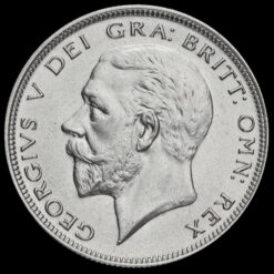 1935 George V Silver Half Crown Obverse