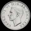 1943 George VI Silver Half Crown Obverse